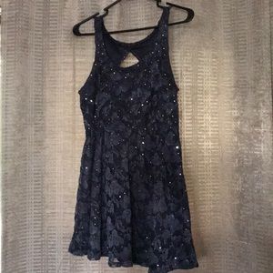 Navy blue dress